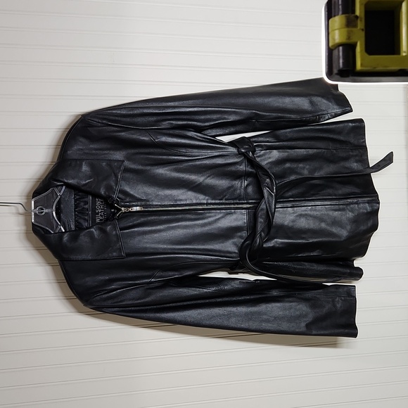 Wilson's butter soft blk leather jacket - Picture 2 of 5